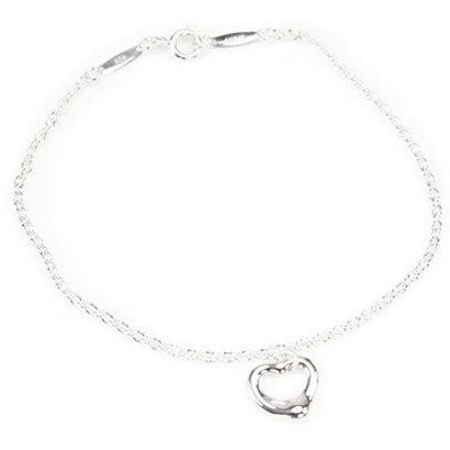 23318768 TIFFANY オープンハートブレスレット