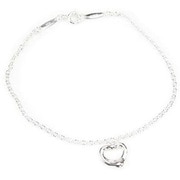 23318768 TIFFANY オープンハートブレスレット