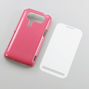 LYNX 3D SH-03C用シェルカバー 液晶保護フィルム付 ピンク PD-SH03PVPN