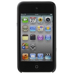第4世代iPod touch用ケース Clarity (クラリティ) ブラック MGCLAT4-BK