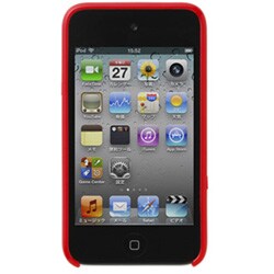第4世代iPod touch用ケース Clarity (クラリティ) レッド MGCLAT4-R