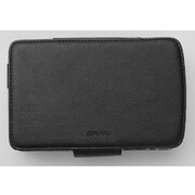 ブラック ポータブルケース X7 LEATHER CASE