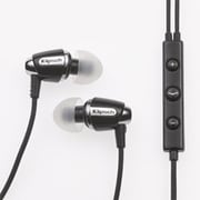 iPod対応 スリーボタン・リモコン・マイク付密閉型インナーイヤーヘッドホン ブラック Image S4i Black New