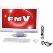 ESPRIMO FH98/CMシリーズ 23型ワイド液晶/HDD2TB/ブルーレイディスクドライブ スノーホワイト 3D対応モデル FMVF98CMW