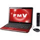 LIFEBOOK AH52/CTシリーズ 15.6型ワイド液晶/HDD640GB/DVDスーパーマルチドライブ ルビーレッド FMVA52CTR