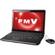 LIFEBOOK AH53/Cシリーズ 15.6型ワイド液晶/HDD640GB/DVDスーパーマルチドライブ シャイニーブラック FMVA53CB