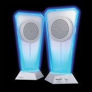 ブルーイルミネーション USBスピーカー ホワイト RP-SPF11W