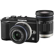 E-PL2 [OLYMPUS PEN Lite (オリンパス ペン ライト) ダブルズームキット ブラック]