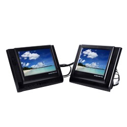 7インチ ツインモニター液晶DVDプレーヤー RV-700TM