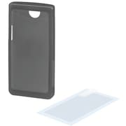 bloggie Touch専用 液晶保護シート付スキンジャケット ブラック LCJ-TSAK