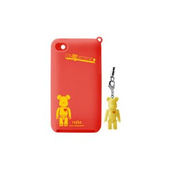 第4世代iPod touch用シリコンケース BE＠RBRICK silicone case for iPod touch 4th イエロー RA-SC44BY