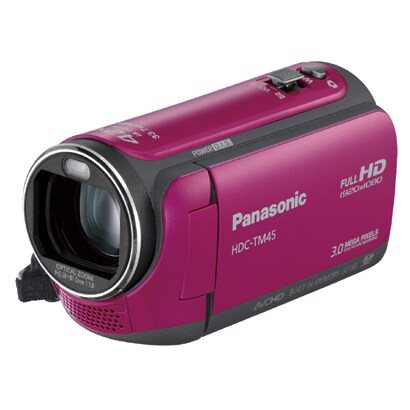 ハイビジョンデジタルビデオカメラ　メモリータイプ 32GB ベリーピンク HDC-TM45-P