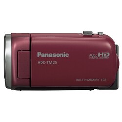 Panasonicビデオカメラ　HDC-TM25-R  光学ズーム16.8倍