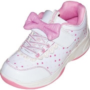 ポップスニーカー White×Pink 19cm LOVE-BE 19WP