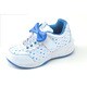 ポップスニーカー White×Blue 19cm LOVE-BE 19WB