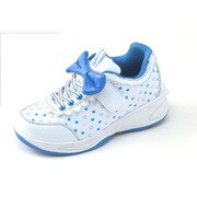 ポップスニーカー White×Blue 22cm LOVE-BE 22WB