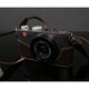 チョコレート LeicaX1用カメラケース　ストラップ付き