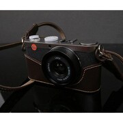 チョコレート LeicaX1用カメラケース　ストラップ付き