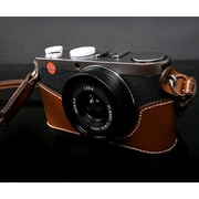 ブラウン LeicaX1用カメラケース　ストラップ付き