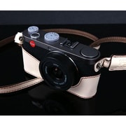 ベージュ LeicaX1用カメラケース　ストラップ付き