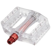 CLEAR PLATFORM PEDAL クリア/レッド PD-WG-136