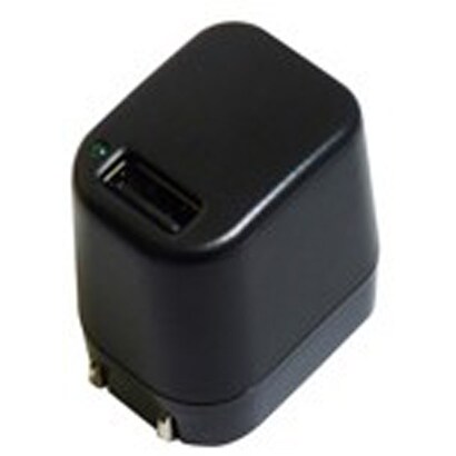 スクエアUSB ACアダプタ(ブラック) BI-SQUAREUSB/BK