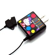 au用AC充電器 キティー ブラック RX-KTY528BK