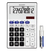 デザイン電卓 消しゴム「MONO」コラボ電卓 ミニナイスサイズタイプ 12桁 EL-MN320X