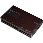 USB2.0 カードリーダー ブラウン ADR-ML111BR