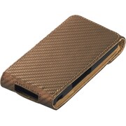BSMPIS04C04BR [REGZA Phone（レグザフォン） IS04専用 レザーケース 液晶保護フィルム付 ブラウン]