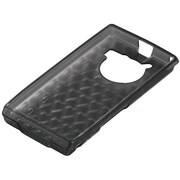 BSMPIS04C05BK [REGZA Phone（レグザフォン） IS04専用 TPUケース ハート 液晶保護フィルム付 ブラック]