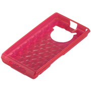 BSMPIS04C05RD [REGZA Phone（レグザフォン） IS04専用 TPUケース ハート 液晶保護フィルム付 レッド]