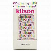 KSIPA4HCRB-LG1WH [KITSON ロゴプリント ホワイト iPhone4用ケース]