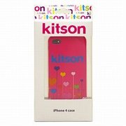 KSIPA4HCPT-FLPK [KITSON ハート ピンク iPhone4用ケース]