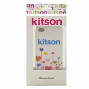 KSIPA4HCPT-FLWH [KITSON ハート ホワイト iPhone4用ケース]