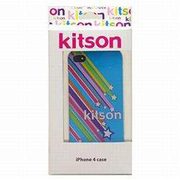 KSIPA4HCPT-STBL [KITSON 星 ブルー iPhone4用ケース]