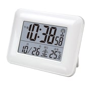 電波時計 置き掛け兼用 ホワイト ML-207-WH