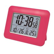 電波時計 置き掛け兼用 ピンク ML-207-PK