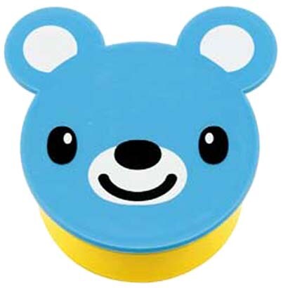 キャラクター食器 青くまちゃん DSC1 ダイカットシール容器1P