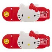 キッチングッズ ハローキティチェック CLF1 袋クリップS 2P