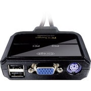 USB＆PS/2キーボード USBマウス・アナログディスプレイ対応 2台用 CG-PC2KVMNC