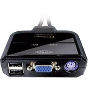USB＆PS/2キーボード対応 USBマウス・アナログディスプレイ・オーディオ対応 2台用 CG-PC2KVMNCA