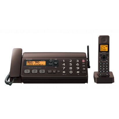 普通紙FAX（子機1台） ブラウン系 fappy（ファッピィ） UX-D20CL-T