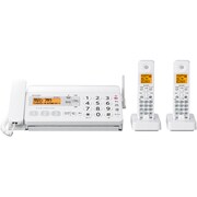 普通紙FAX(子機2台) ホワイト系 fappy(ファッピィ) UX-D20CW-W