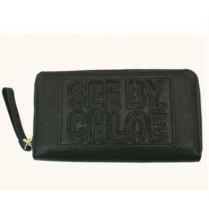 SEE BY CHLOE/9P7155-N117-001-ラウンド財布-BK