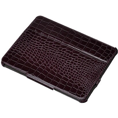 ピクスギア iPad プロテクティブケース クロコ調パープル SPG-IPPC01CDPU