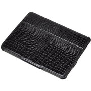 ピクスギア iPad プロテクティブケース クロコ調ブラック SPG-IPPC01CDBK