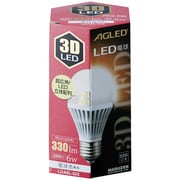 LED電球 E26口金 電球色相当 330lm 3D(LED立体配列)モデル LDA6L-G/3