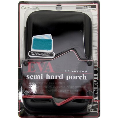 3DS用 EVA セミハードポーチ ブラック [3DS用]