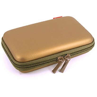 3DSSHP13 [プラス パレット 3DS/DSi/DSLite用 セミハードポーチ ダークゴールド]